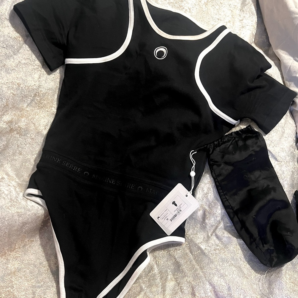 Marine Serre Outfit BODYSUIT & TIGHTS